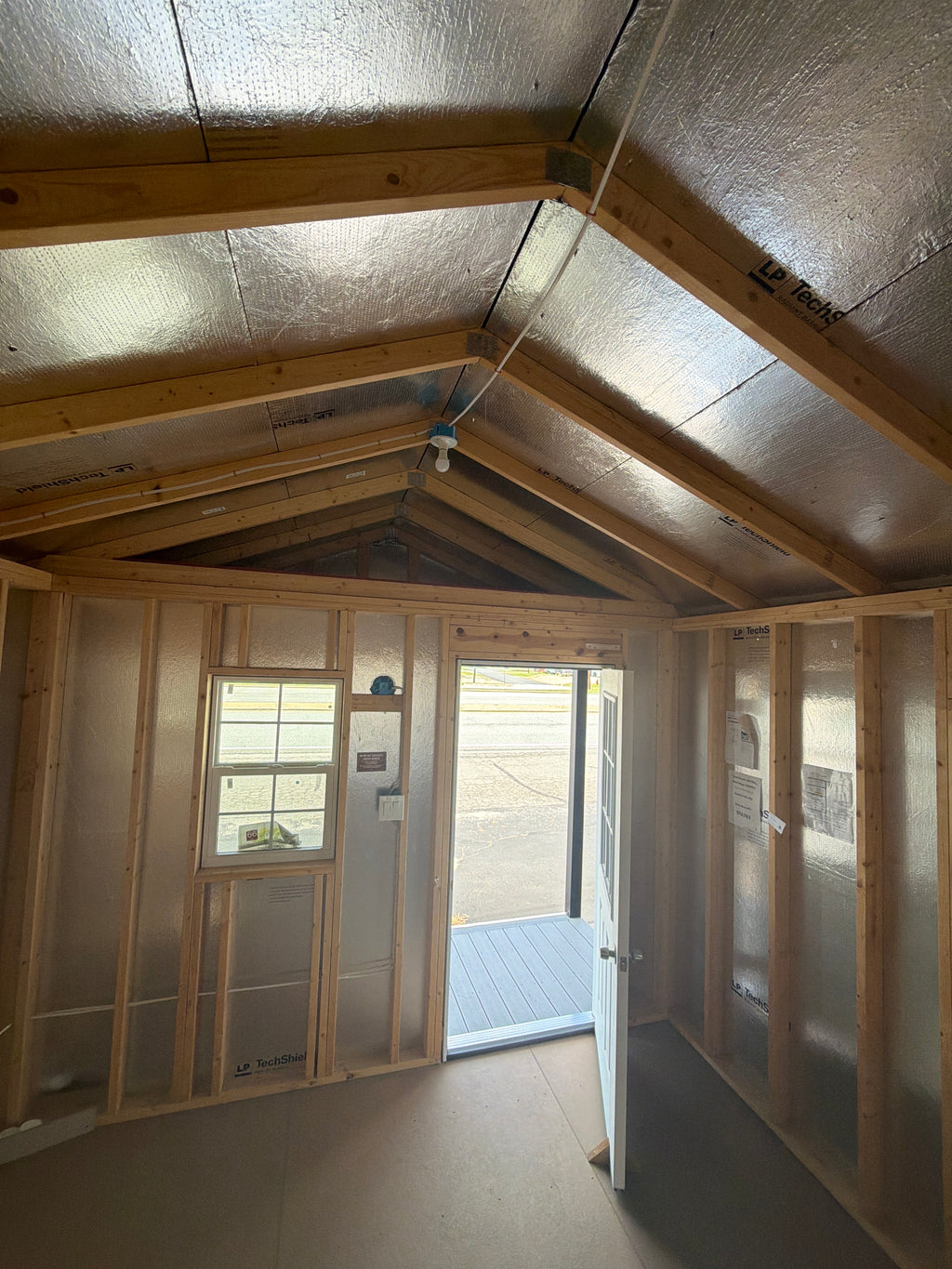 12×16 A-Frame High Wall with Porch $8,219.50