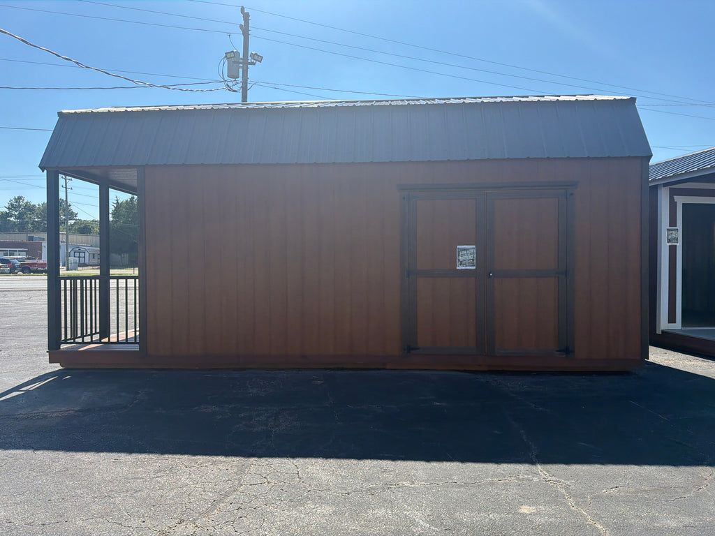 12×24 Lofted High Wall with Deluxe Porch $11,390