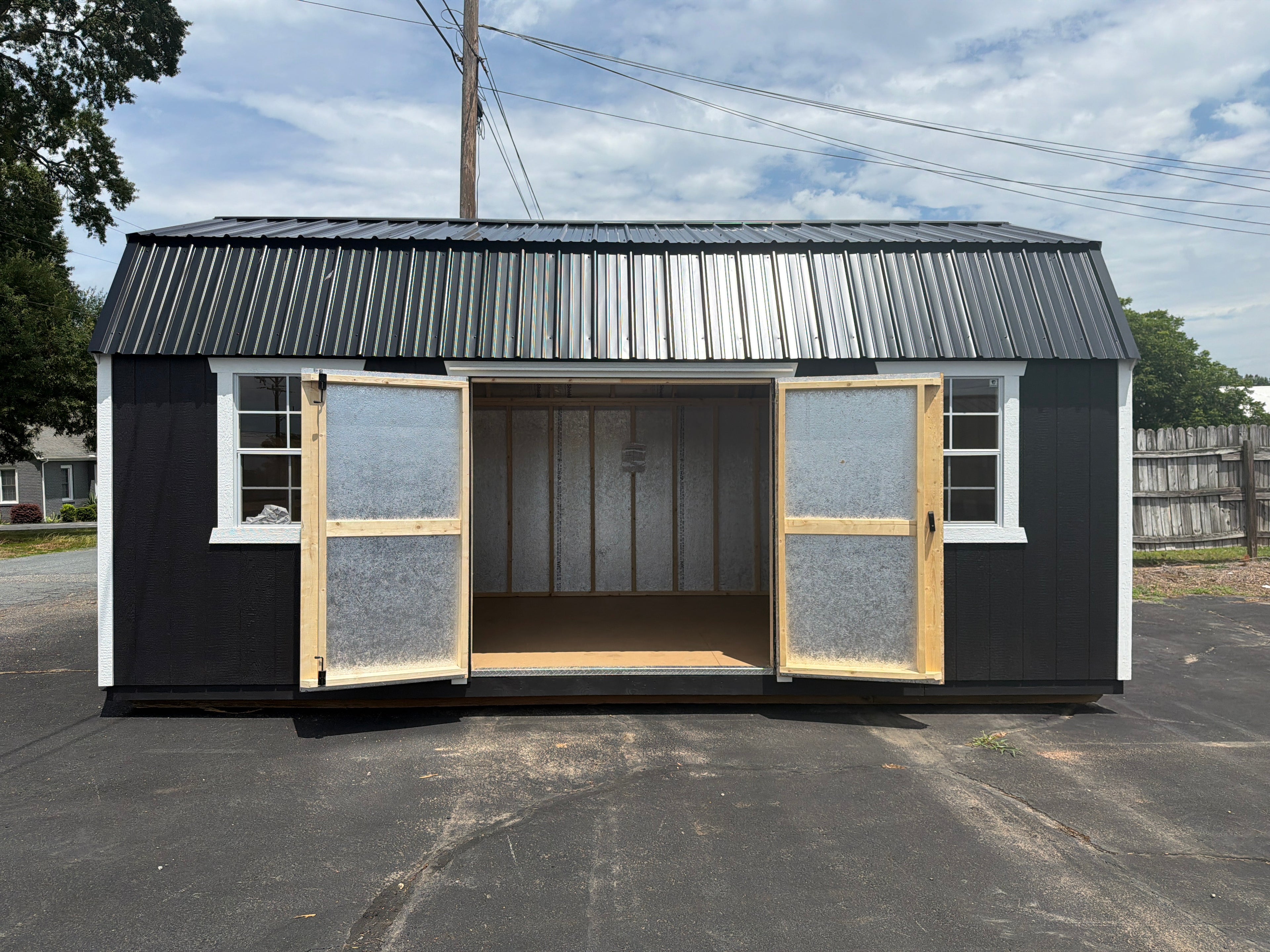 12×20 Lofted Low Wall $8,581.50
