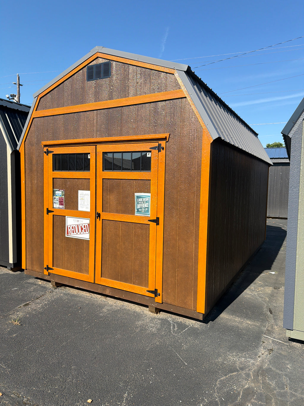 10×16 Lofted Low Wall $5,151.00