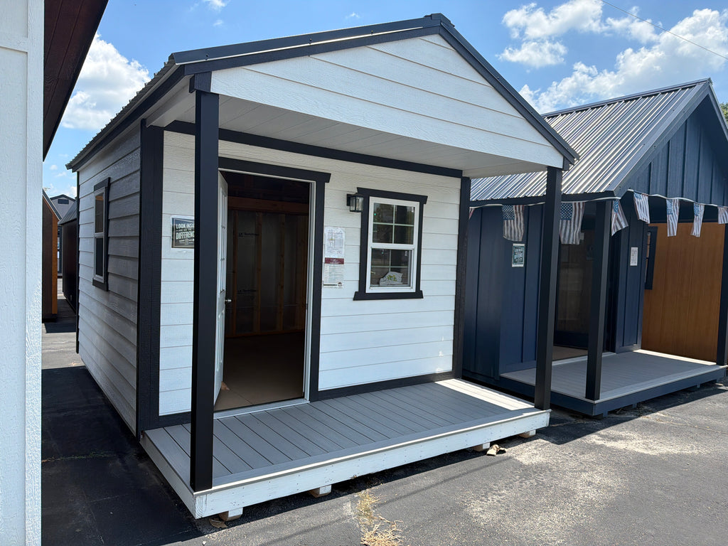 12×16 A-Frame High Wall with Porch $8,219.50