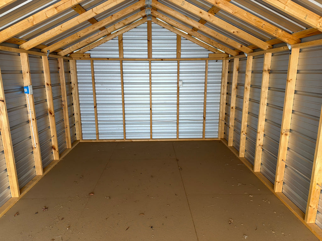 12×24 A-Frame Low Wall Value Metal $6,647.00