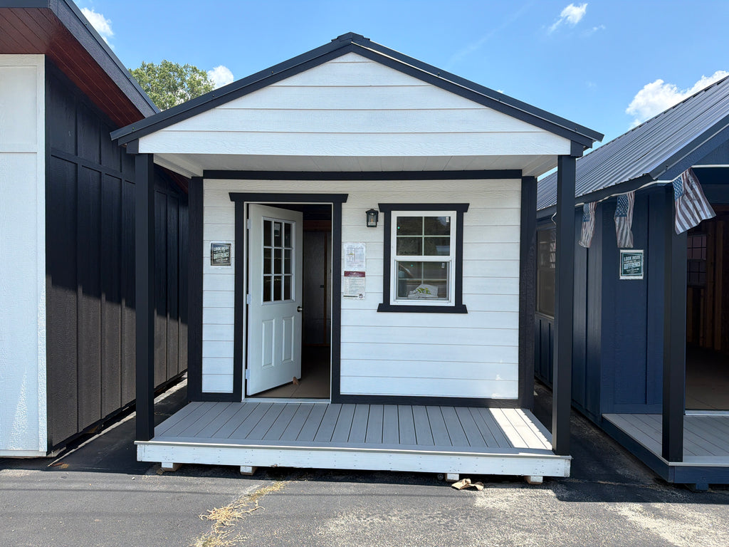 12×16 A-Frame High Wall with Porch $8,219.50