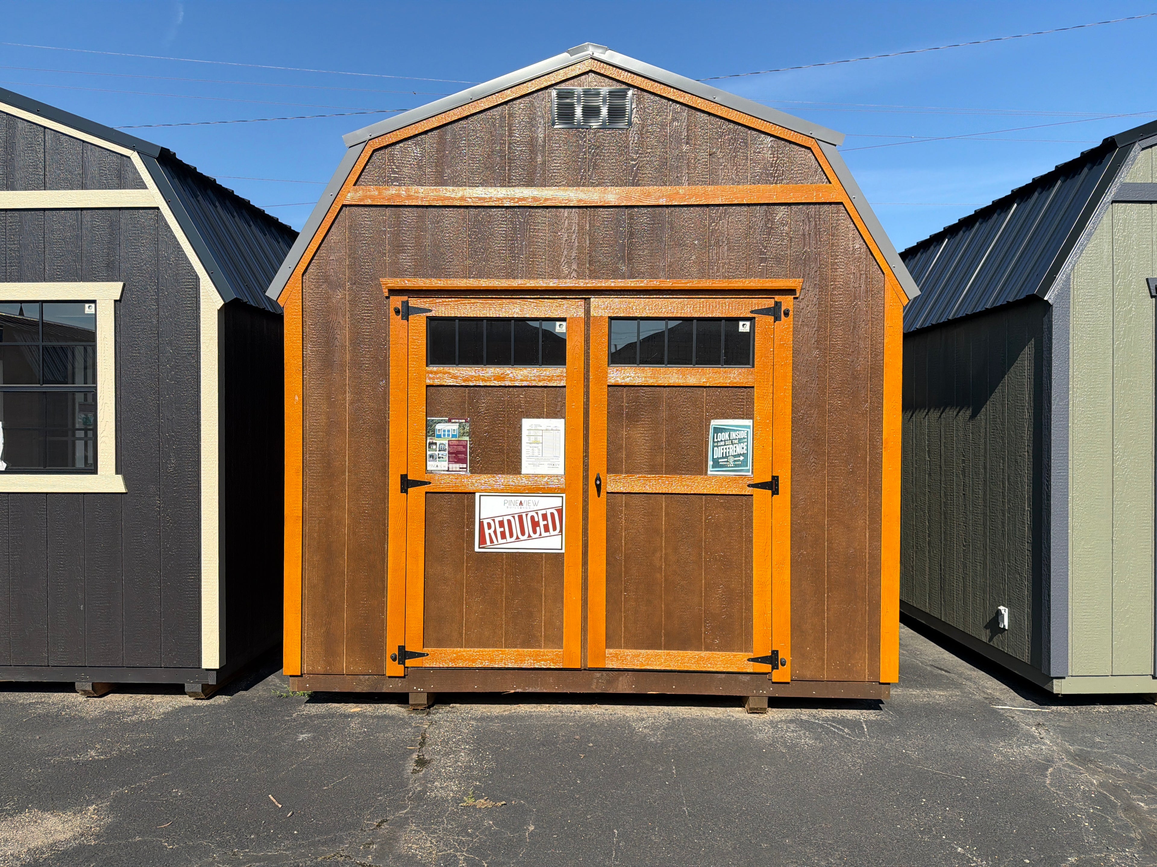10×16 Lofted Low Wall $5,151.00