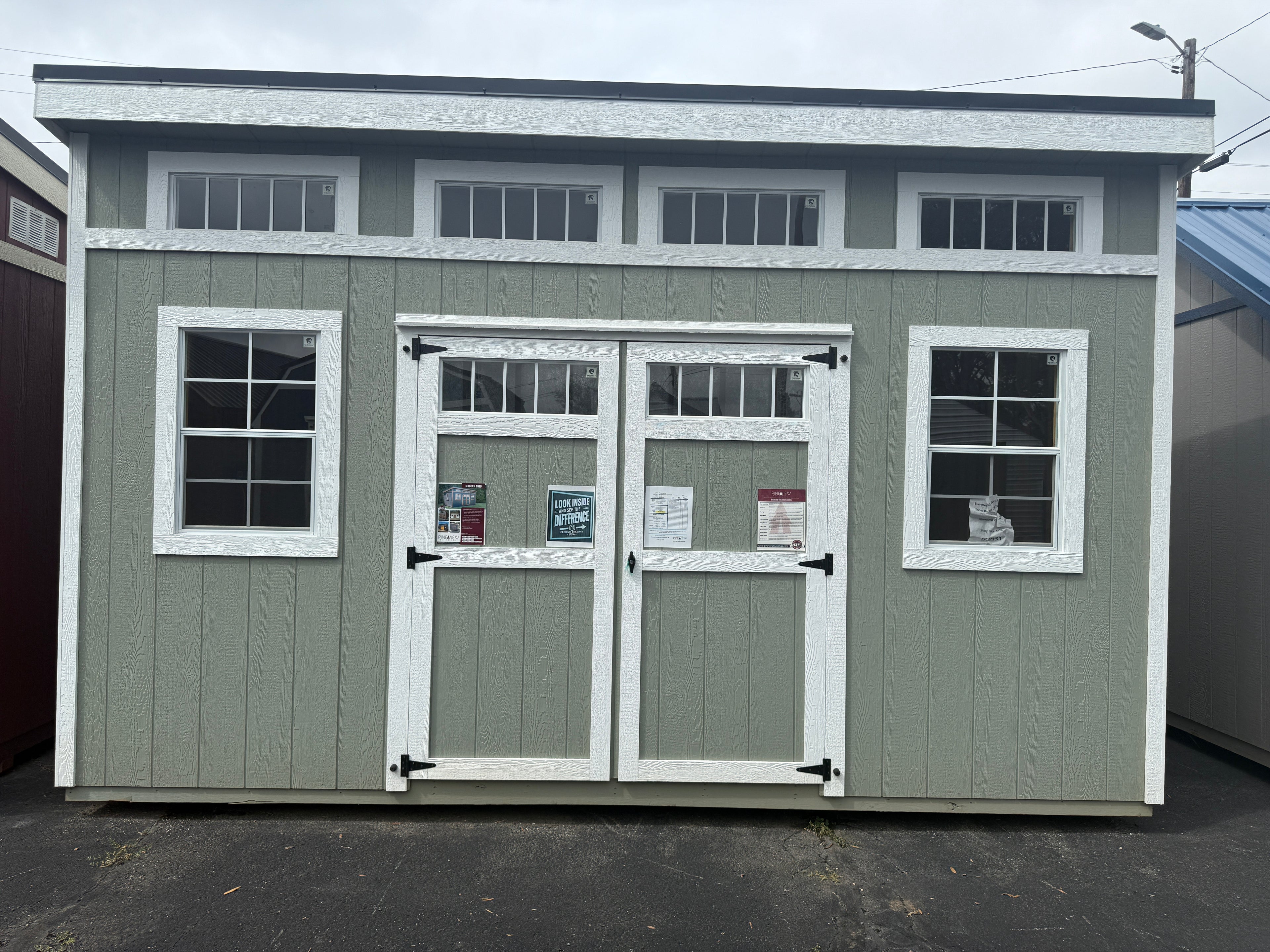 10 x 16 Modern Shed $6,209