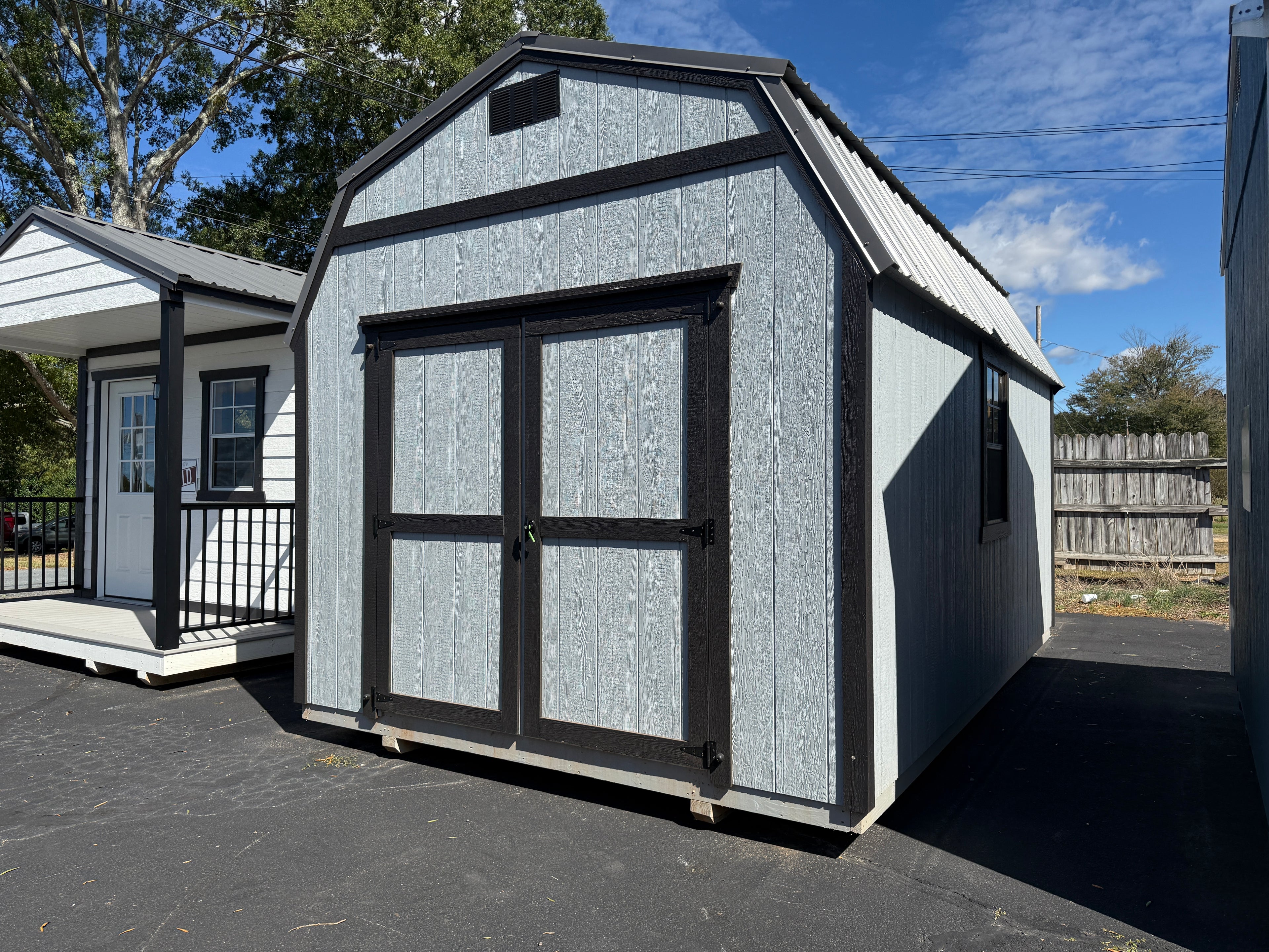 10×16 Lofted Low Wall Shed $5,312