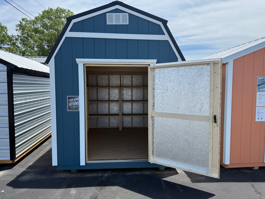 8 x 10 Lofted Low Wall Shed $3,831