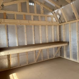 12 x 20 Lofted Low Wall Shed $8,202