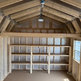 12 x 20 Lofted Low Wall Shed $8,202