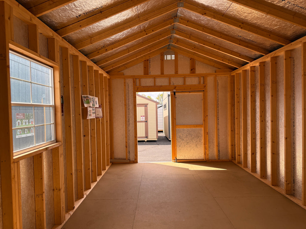 12 x 24 A Frame High Wall Shed