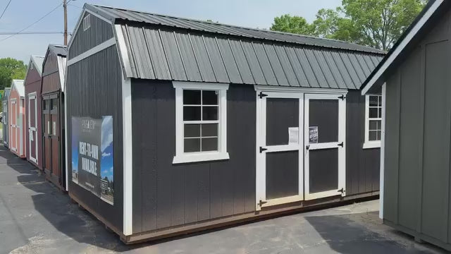 12 x 20 Lofted Low Wall Shed $8,202